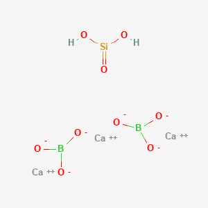 Tricalcium;dihydroxy(oxo)silane;diborate