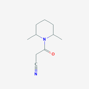 3-(2,6-Dimethylpiperidin-1-yl)-3-oxopropanenitrile