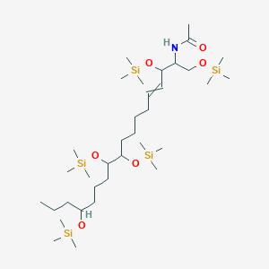 N-[2,9,10,14-Tetrakis[(trimethylsilyl)oxy]-1-[[(trimethylsilyl)oxy]methyl]-3-heptadecenyl]acetamide