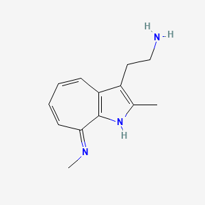 2-(2-methyl-8-methylimino-1H-cyclohepta[b]pyrrol-3-yl)ethanamine