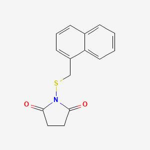 1-(Naphthalen-1-ylmethylsulfanyl)pyrrolidine-2,5-dione