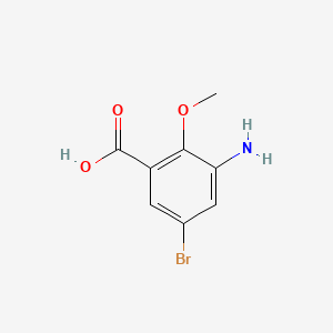 3-Amino-5-bromo-2-methoxybenzoic acid