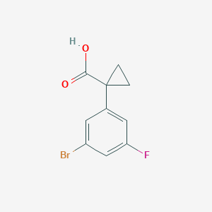 1-(3-Bromo-5-fluorophenyl)cyclopropane-1-carboxylic acid
