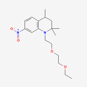 1-[2-(2-Ethoxyethoxy)ethyl]-1,2,3,4-tetrahydro-2,2,4-trimethyl-7-nitroquinoline