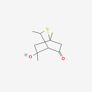 8-Hydroxy-1,3,8-trimethyl-2-thiabicyclo[2.2.2]octan-5-one