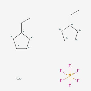 molecular formula C14H18CoF6P- B13804579 CID 16213736 CAS No. 52308-79-9