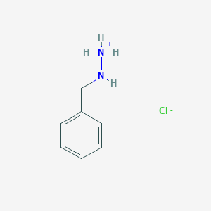 molecular formula C7H11ClN2 B138046 Benzylhydrazine hydrochloride CAS No. 1073-62-7