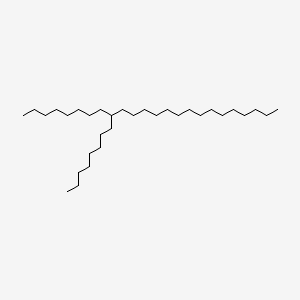 molecular formula C32H66 B13804685 9-n-Octyltetracosane CAS No. 55401-54-2