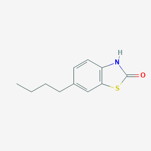 molecular formula C11H13NOS B138048 6-Butyl-1,3-benzothiazol-2(3H)-one CAS No. 135792-92-6