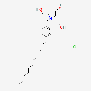 (p-Dodecylbenzyl)tris(2-hydroxyethyl)ammonium chloride