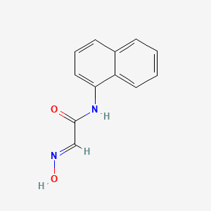 molecular formula C12H10N2O2 B13804852 2-(Hydroxyimino)-N-(naphthalen-1-yl)acetamide 