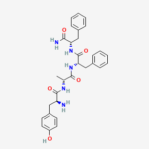 (S)-2-Amino-N-{1-[(S)-1-((R)-1-carbamoyl-2-phenyl-ethylcarbamoyl)-2-phenyl-ethylcarbamoyl]-ethyl}-3-(4-hydroxy-phenyl)-propionamide