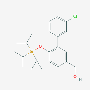 (3'-Chloro-6-triisopropylsilanyloxy-biphenyl-3-YL)-methanol