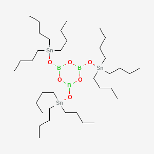 [1,3,5,2,4,6-Trioxatriborinane-2,4,6-triyltris(oxy)]tris(tributylstannane)