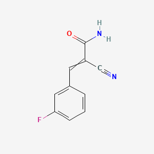 2-Cyano-3-(m-fluorophenyl)acrylamide