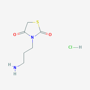 3-(3-Aminopropyl)thiazolidine-2,4-dione hydrochloride