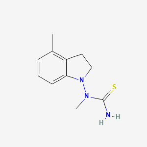 N-Methyl-N-(4-methyl-2,3-dihydro-1H-indol-1-yl)thiourea