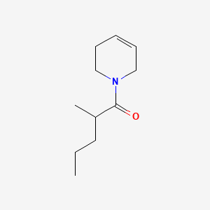 Pyridine, 1,2,3,6-tetrahydro-1-(2-methyl-1-oxopentyl)-