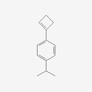 1-(Cyclobut-1-en-1-yl)-4-(propan-2-yl)benzene