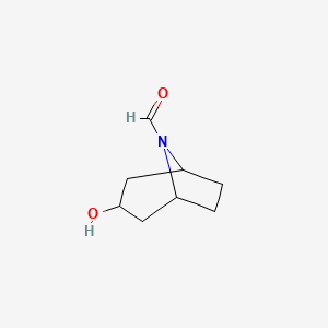 3-Hydroxy-8-azabicyclo[3.2.1]octane-8-carbaldehyde