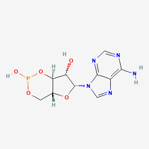 9-(3,5-O-Phosphinylidene-D-arabinofuranosyl)-9H-purin-6-amine