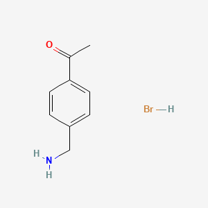 1-(4-(Aminomethyl)phenyl)ethan-1-one hydrobromide