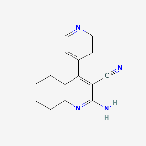 2-Amino-4-pyridin-4-yl-5,6,7,8-tetrahydroquinoline-3-carbonitrile