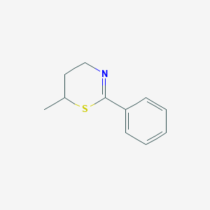 6-Methyl-2-phenyl-5,6-dihydro-4h-1,3-thiazine