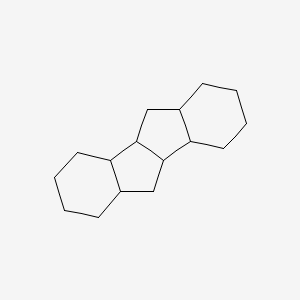 molecular formula C16H26 B13805255 Hexadecahydroindeno[2,1-a]indene CAS No. 56292-67-2