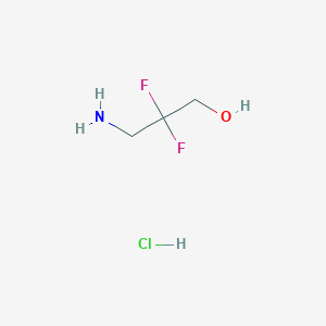 molecular formula C3H8ClF2NO B1380534 3-氨基-2,2-二氟丙醇盐酸盐 CAS No. 1314395-95-3