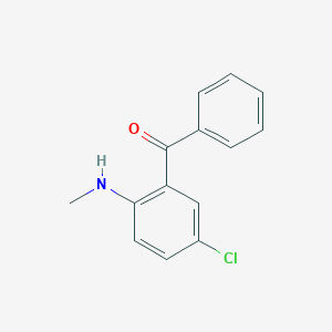 molecular formula C14H12ClNO B138054 5-Chloro-2-(methylamino)benzophenone CAS No. 1022-13-5