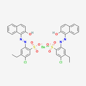 barium(2+);5-chloro-4-ethyl-2-[(2-hydroxynaphthalen-1-yl)diazenyl]benzenesulfonate