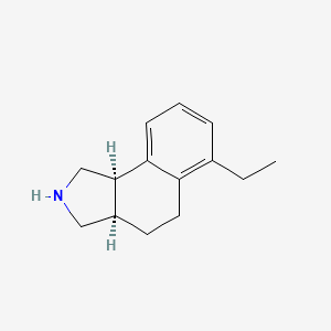 (3aR,9bR)-6-ethyl-2,3,3a,4,5,9b-hexahydro-1H-benzo[e]isoindole