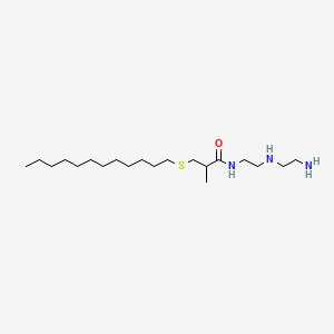 Propanamide, N-[2-[(2-aminoethyl)amino]ethyl]-3-(dodecylthio)-2-methyl-