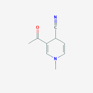 3-Acetyl-1-methyl-1,4-dihydropyridine-4-carbonitrile