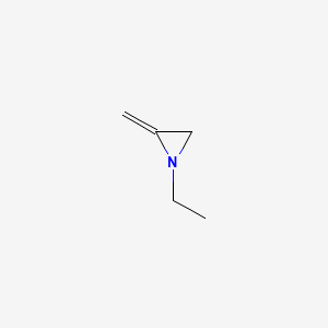 molecular formula C5H9N B13805552 Aziridine, 1-ethyl-2-methylene- CAS No. 872-39-9