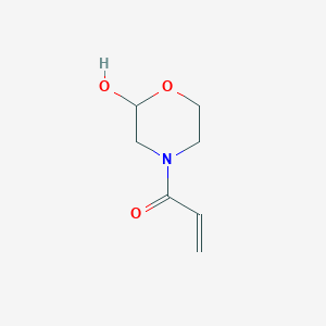 1-(2-Hydroxymorpholin-4-yl)prop-2-en-1-one