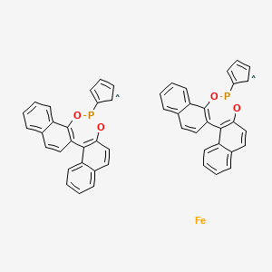 (R,R)-1,1'-Bis[dinaphtho[1,2-D,1,2F][1,3,2]dioxaphosphepin-8-YL]ferrocene