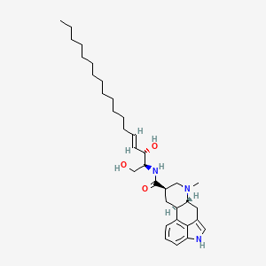 (6aR,9R,10aR)-N-[(E,2S,3S)-1,3-dihydroxyoctadec-4-en-2-yl]-7-methyl-6,6a,8,9,10,10a-hexahydro-4H-indolo[4,3-fg]quinoline-9-carboxamide