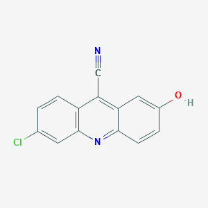 9-Acridinecarbonitrile, 6-chloro-2-hydroxy-