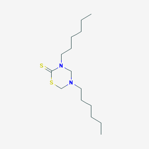 3,5-Dihexyl-1,3,5-thiadiazinane-2-thione