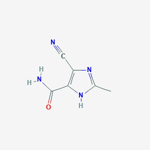 4-cyano-2-methyl-1H-imidazole-5-carboxamide