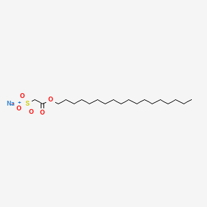 Acetic acid, sulfo-, 1-octadecyl ester, sodium salt