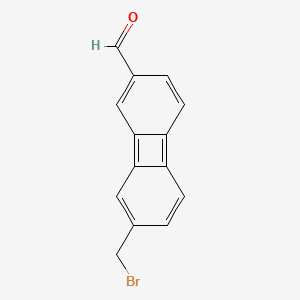 7-(Bromomethyl)biphenylene-2-carbaldehyde