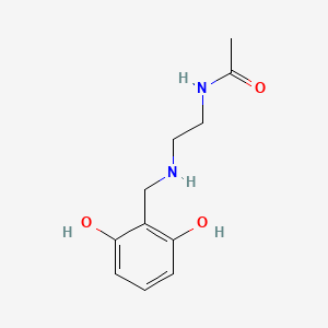 N-{2-[(2,6-Dihydroxybenzyl)amino]ethyl}acetamide