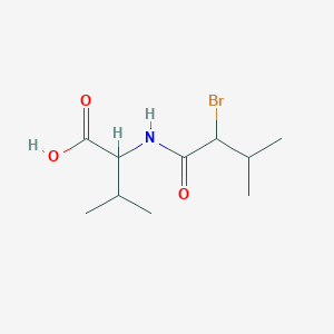 N-(2-Bromo-3-methylbutyryl)-dl-valine