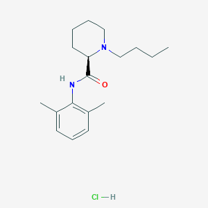 molecular formula C18H29ClN2O B138059 (R)-(+)-布比卡因盐酸盐 CAS No. 27262-46-0