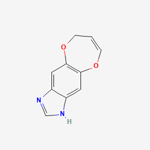 1H,6H-[1,4]Dioxepino[2,3-f]benzimidazole(9CI)