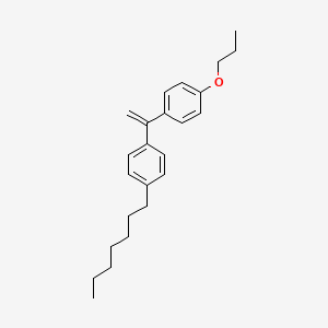 1-(1-(4-Heptylphenyl)vinyl)-4-propoxybenzene