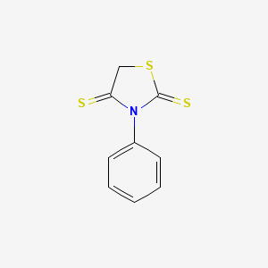 2,4-Thiazolidinedithione, 3-phenyl-